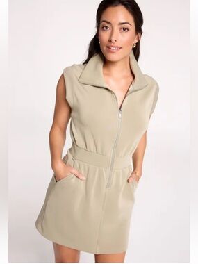 CALIA Women's Sandwash Dress in Ground Fennel Color Size Large